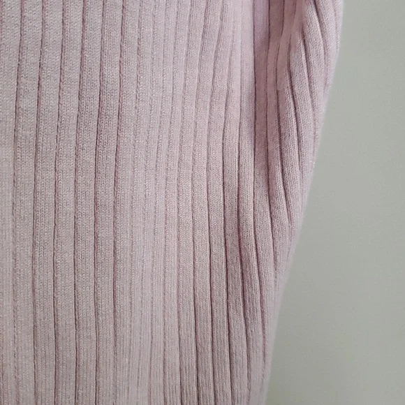 Zara Light Pink Ribbed Tank Top Size 9 - Picture 3 of 4